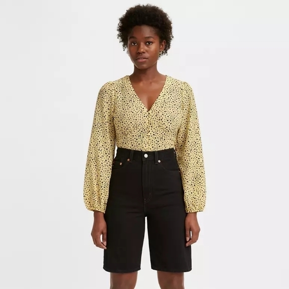 Levi's Tops - LEVI'S SOPHIA PUFF SLEEVE TOP NWT XL